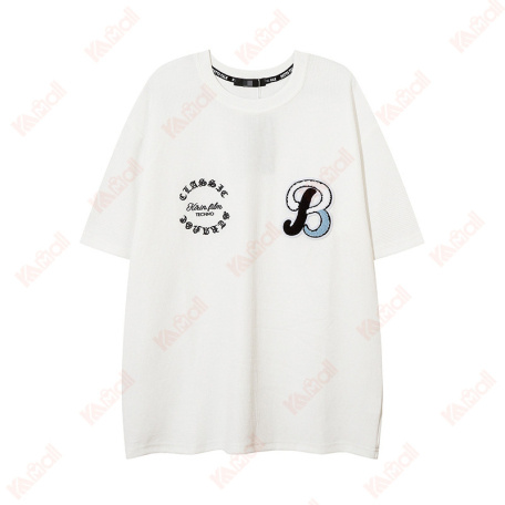 letters embroidery fashion t shirts